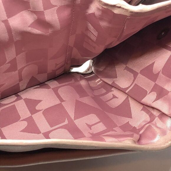 FURLA Pinkish / Tan Large Leather Designer Wallet - USED - Picture 7 of 11